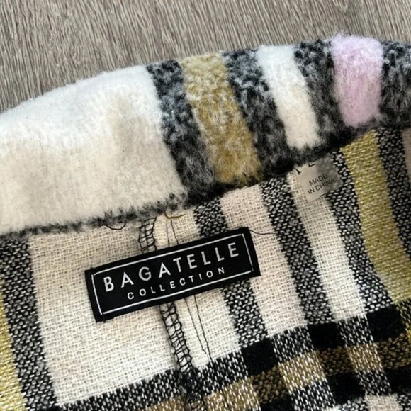 BagatellePlaid Cropped Jacket size Large - Picture 4 of 5